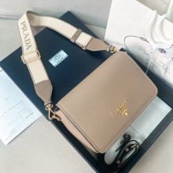 프라다 Prada 1BD314 가죽 숄더백 23cm
