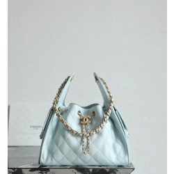 샤넬 CHANEL C-581 25Small Handbag AS5293 Blue 26cm