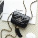 샤넬 Chanel 25A AP4681 Clutch with Chain Black 11cm