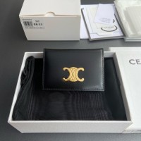 셀린느 Celine 10I 353 CPJ.04LU352 353 Card Holder 카드 케이스 Black