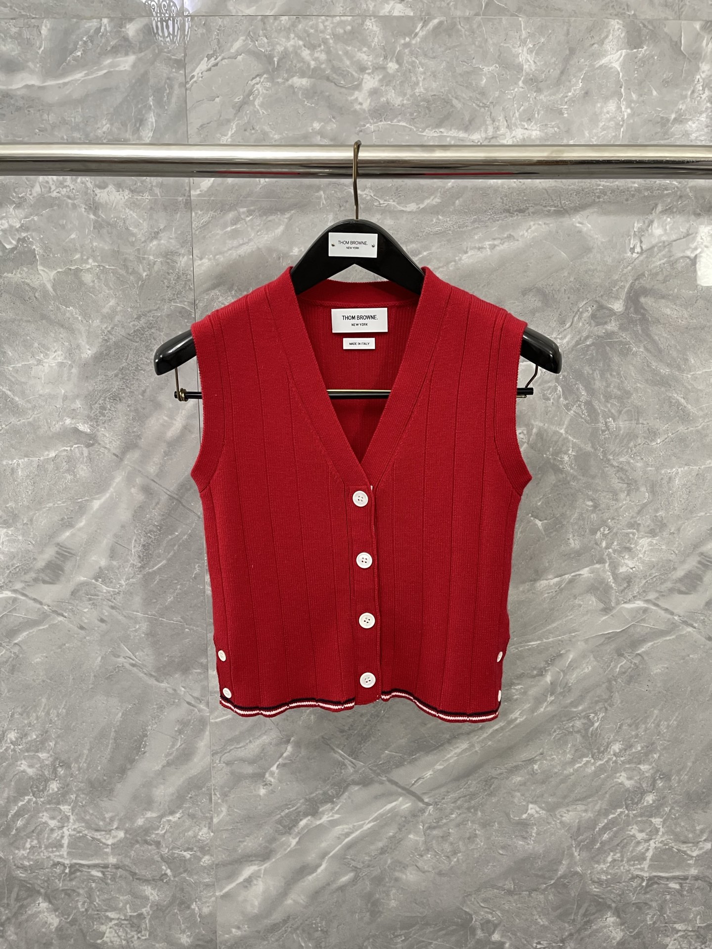 톰브라운 Thom Browne 조끼 가디건