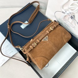 프라다 Prada 1BH215 보니 스몰 가죽 숄더백 26CM