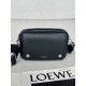 로에베 Loewe A75 Small Pebble Messenger Bag in Supple Grained Calfskin 20cm