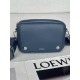 로에베 Loewe A75 Small Pebble Messenger Bag in Supple Grained Calfskin 20cm