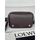 로에베 Loewe A75 Small Pebble Messenger Bag in Supple Grained Calfskin 20cm