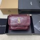 생로랑 Saint laurent/YSL 498892 Niki Small Chain Bag In Crinkled Vintage Leather 22CM