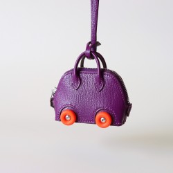에르메스 Hermes Bolide on Wheels Bag purple