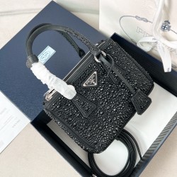 프라다 Prada 1BA906 MINI 탑 핸들백 20CM