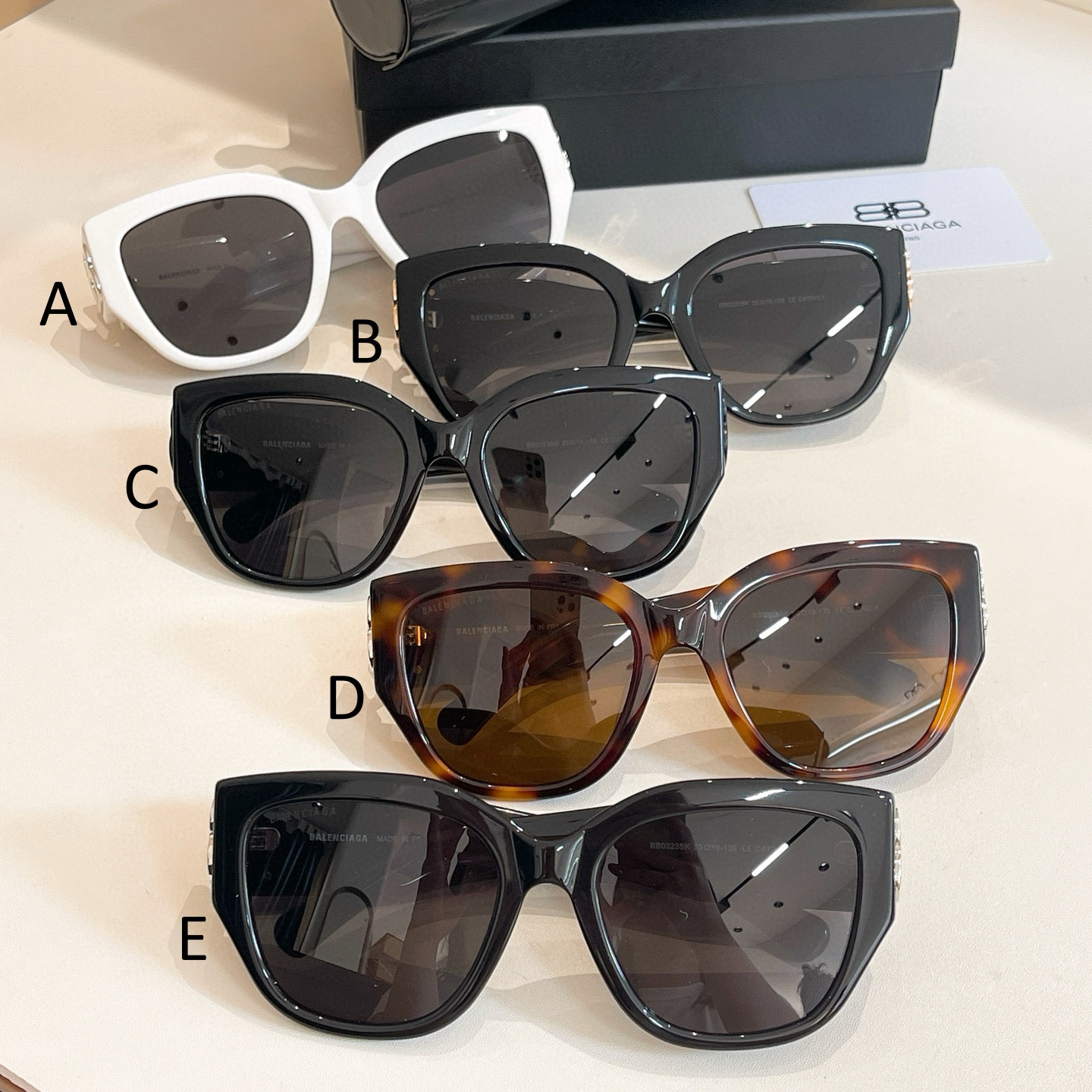 발렌시아가 Balenciaga BB0323SK 55口19-135