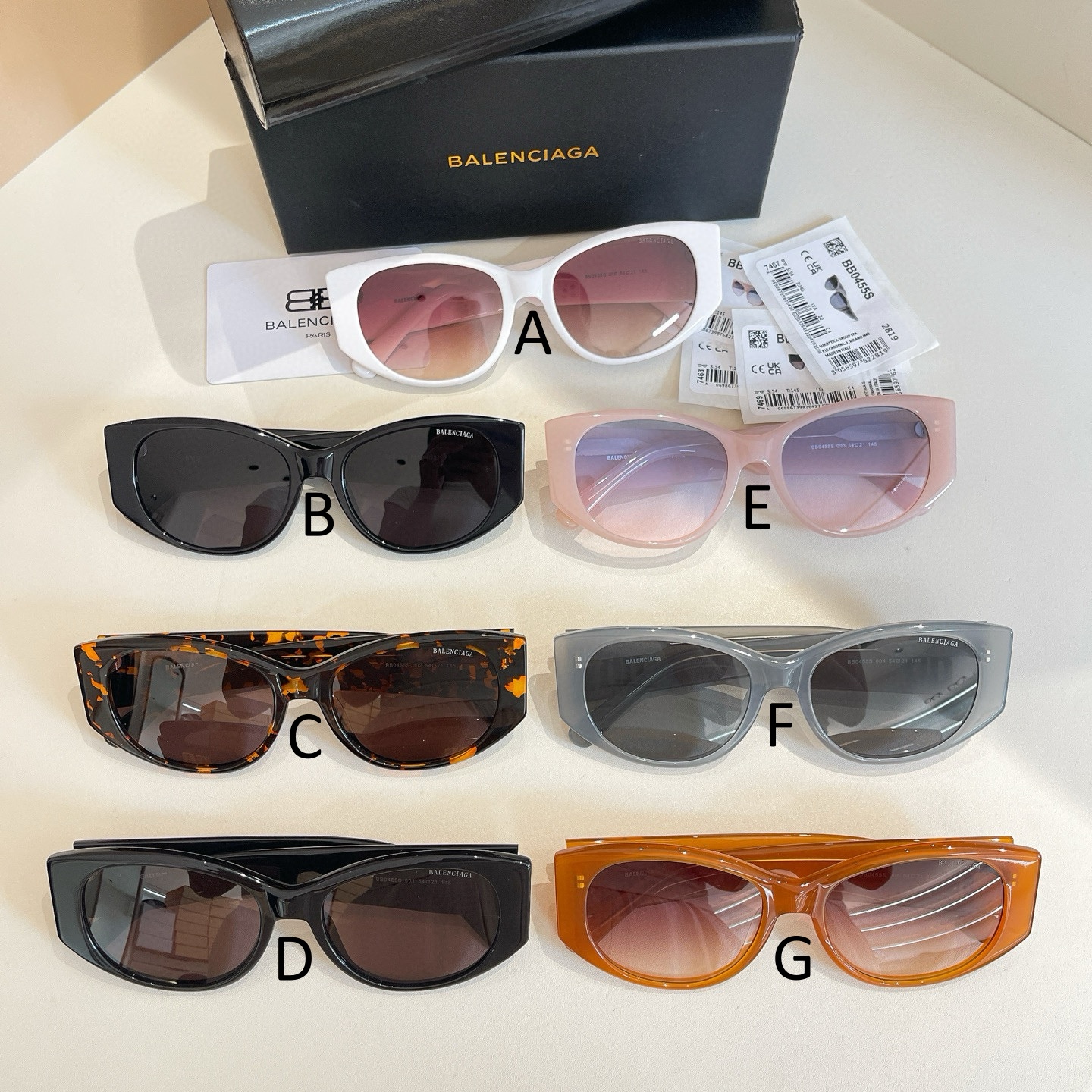 발렌시아가 Balenciaga BB0455S 54口21-145