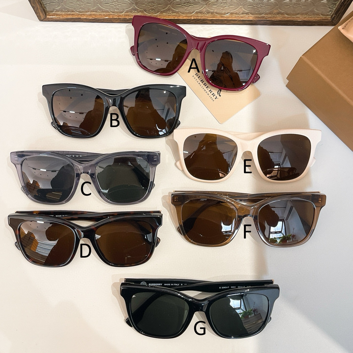 버버리 Burberry B 2363-F 56口18-145