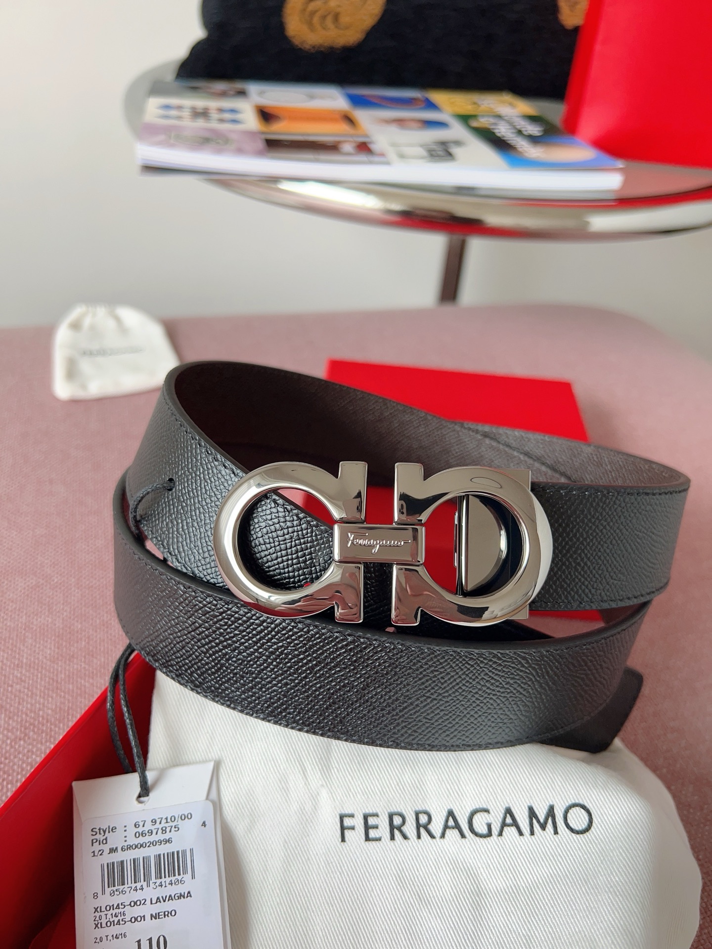 살바토레 페라가모 Salvatore Ferragamo 벨트 35mm