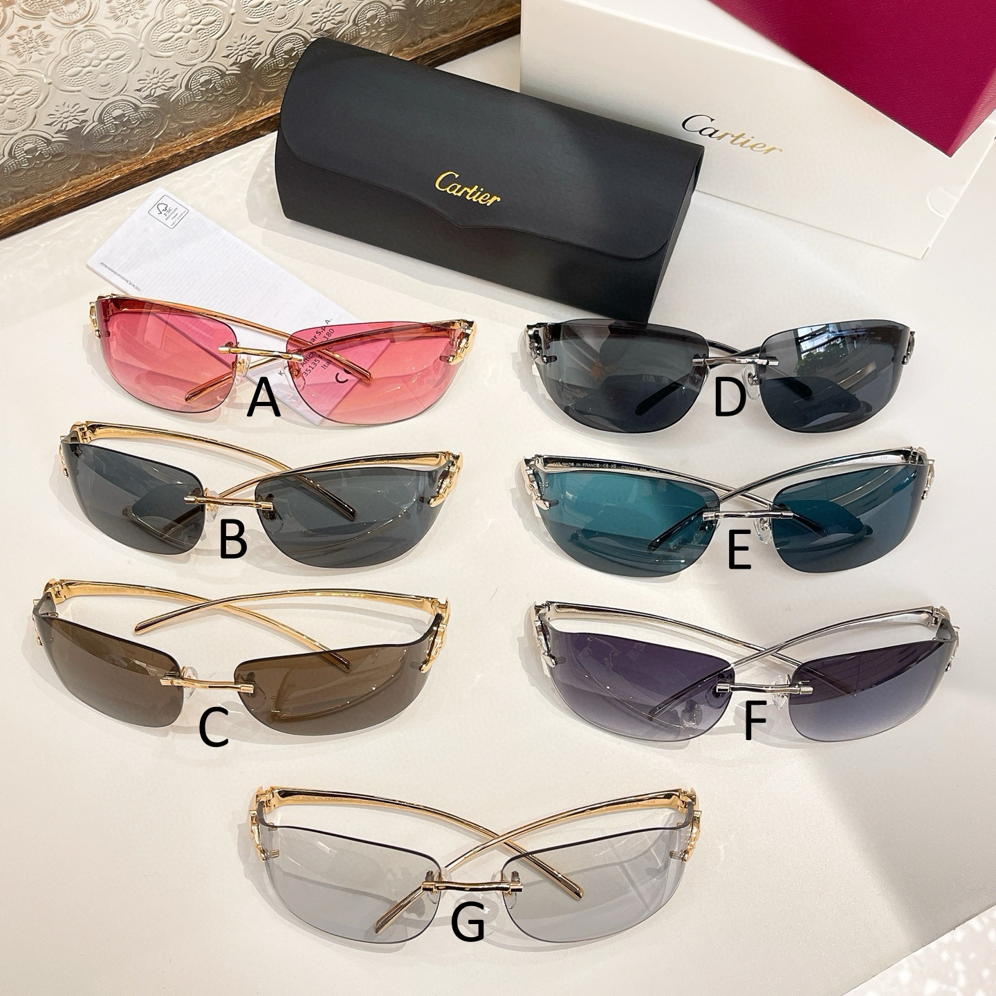 까르띠에 Cartier CT0068S 55口18-145