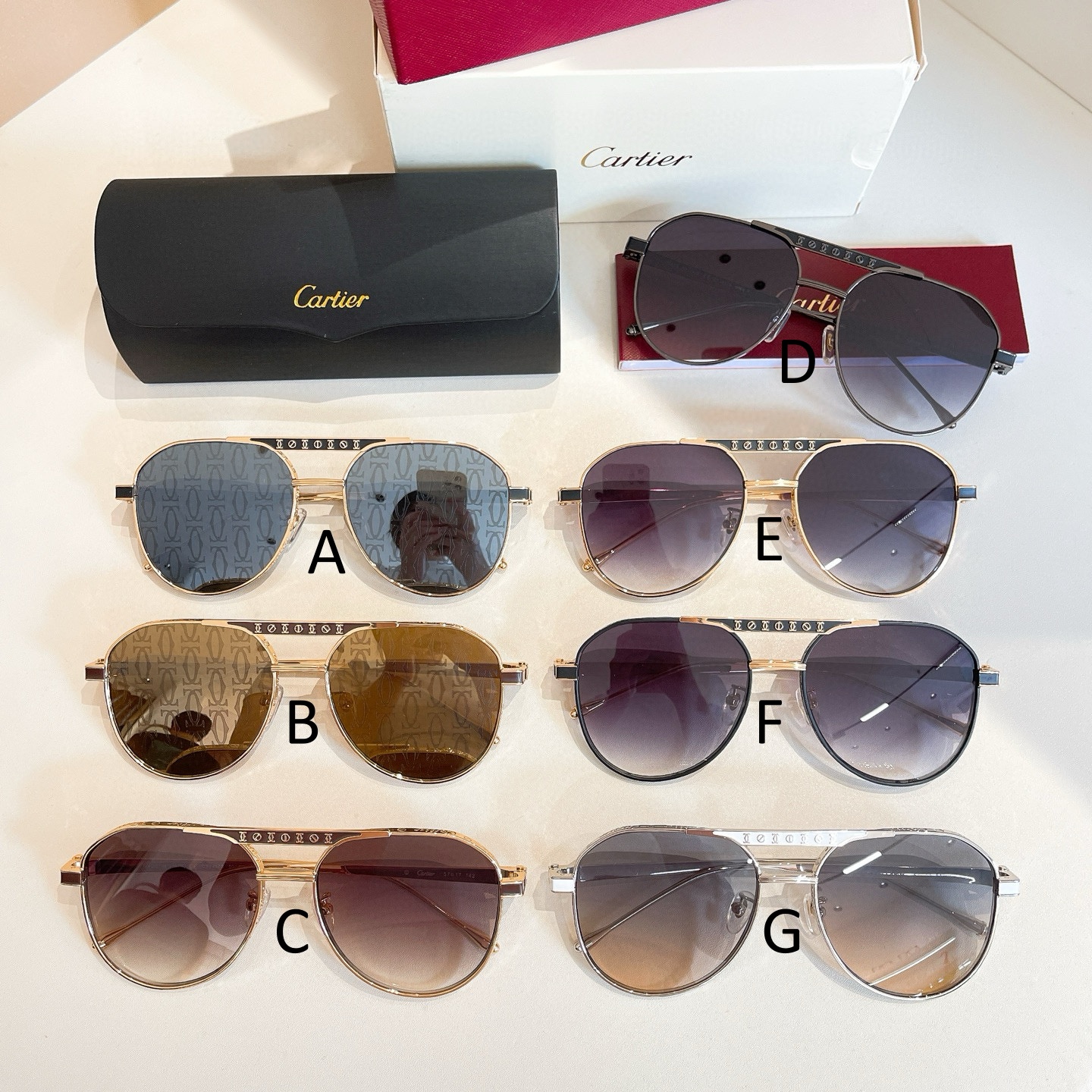 까르띠에 Cartier CT0417S 57口17-142