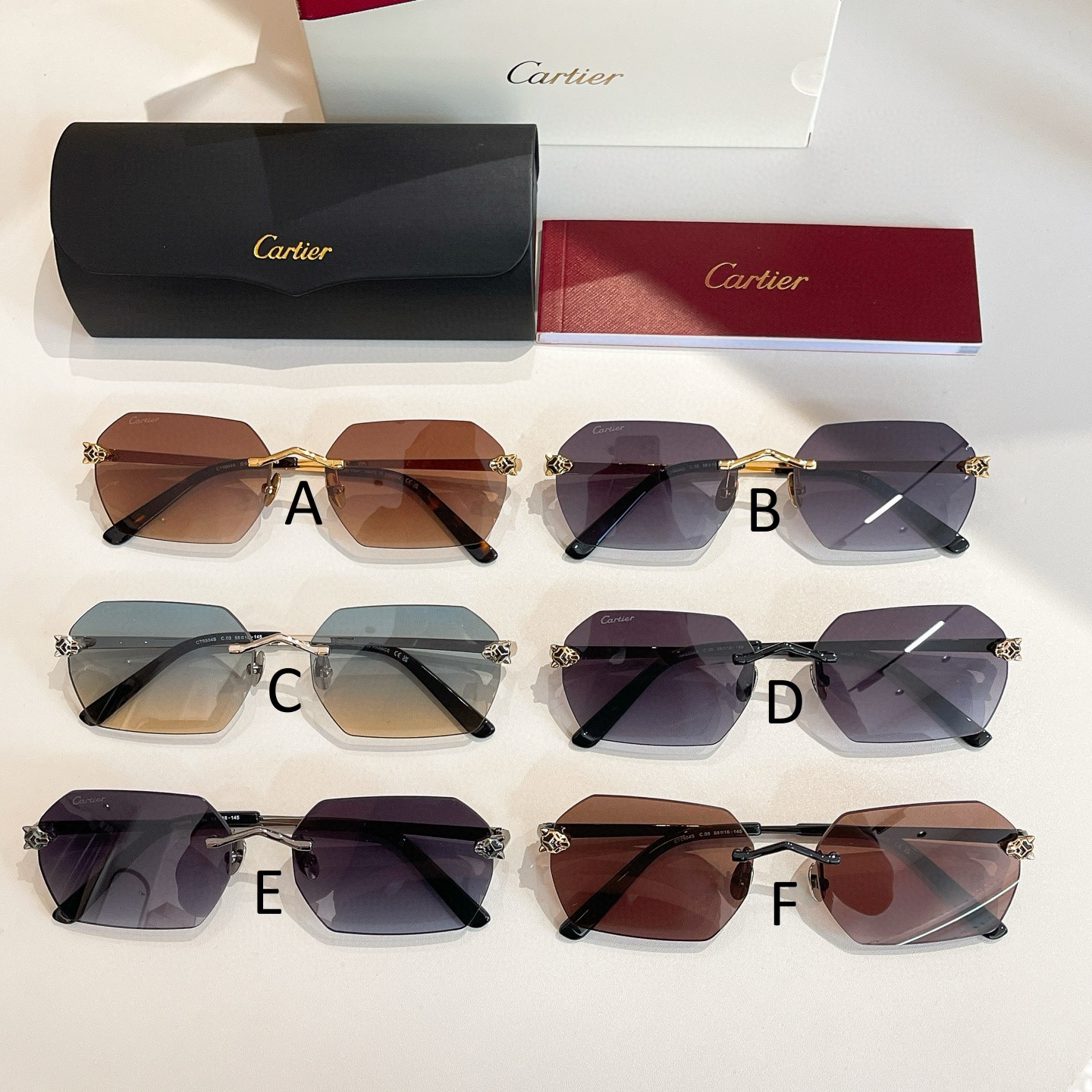까르띠에 Cartier CT0504S 55口19-130