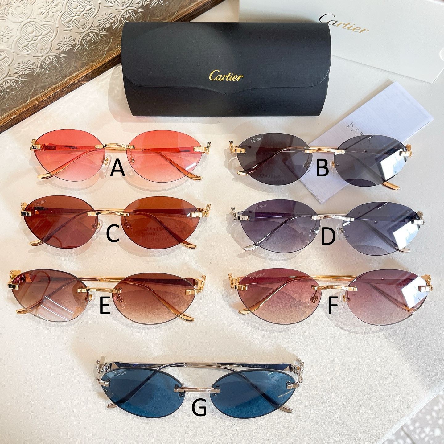 까르띠에 Cartier CT0504S 58口16-135