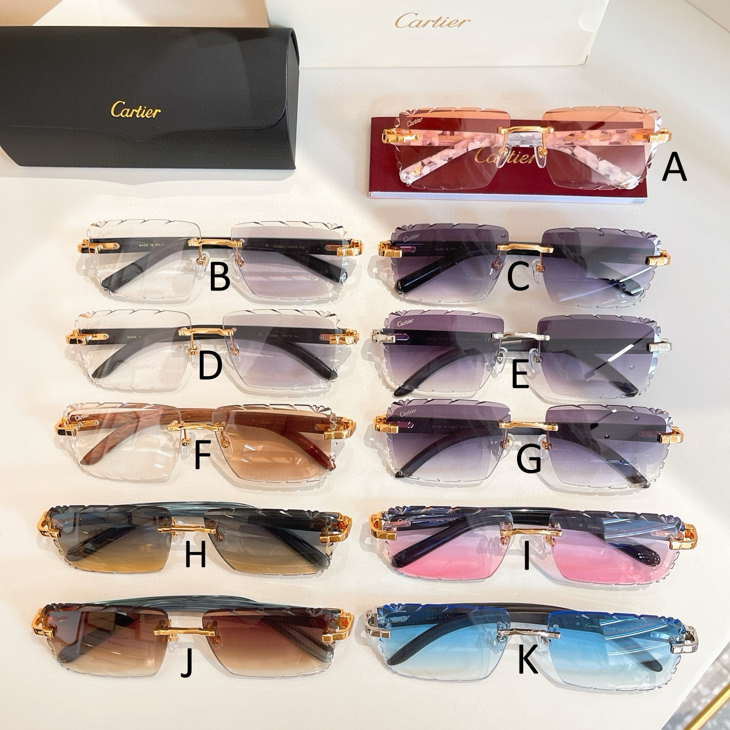 까르띠에 Cartier CT0528S 56口16-145