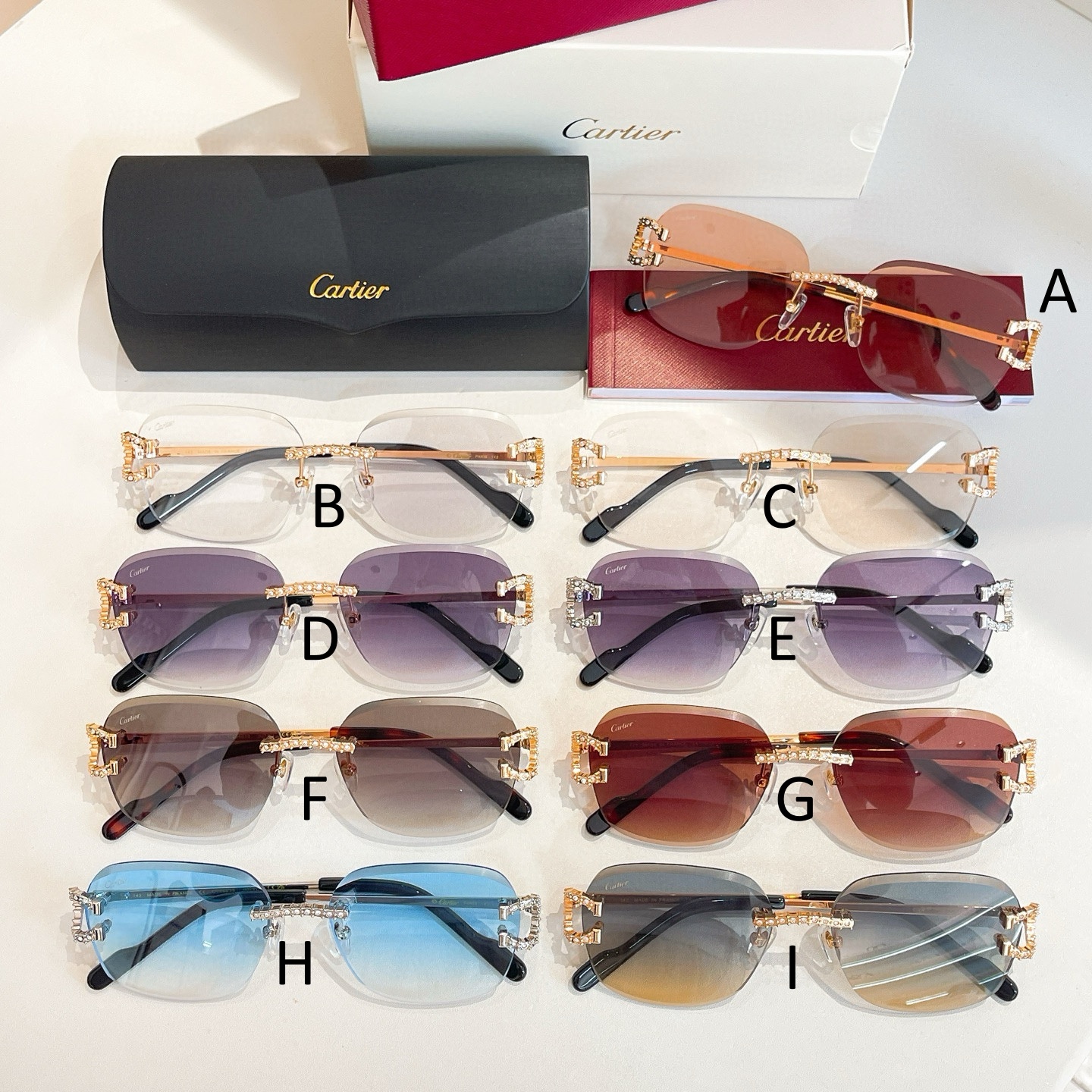 까르띠에 Cartier CT0603S 57口20-142