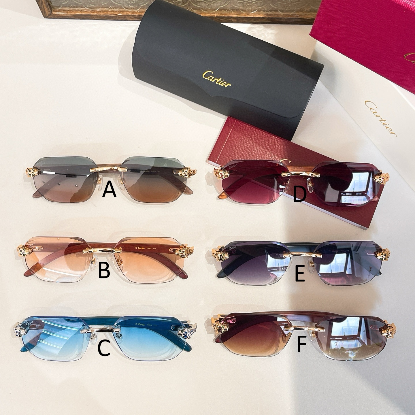 까르띠에 Cartier CT0614S 58口18-143