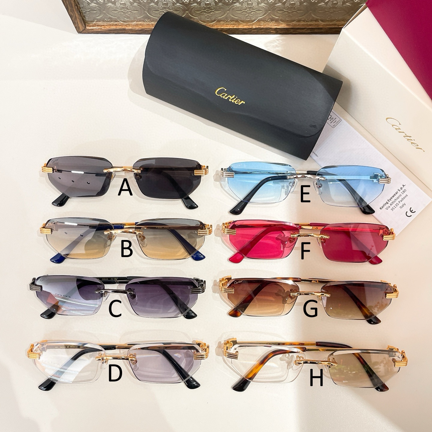 까르띠에 Cartier CT0651S 57口17-142