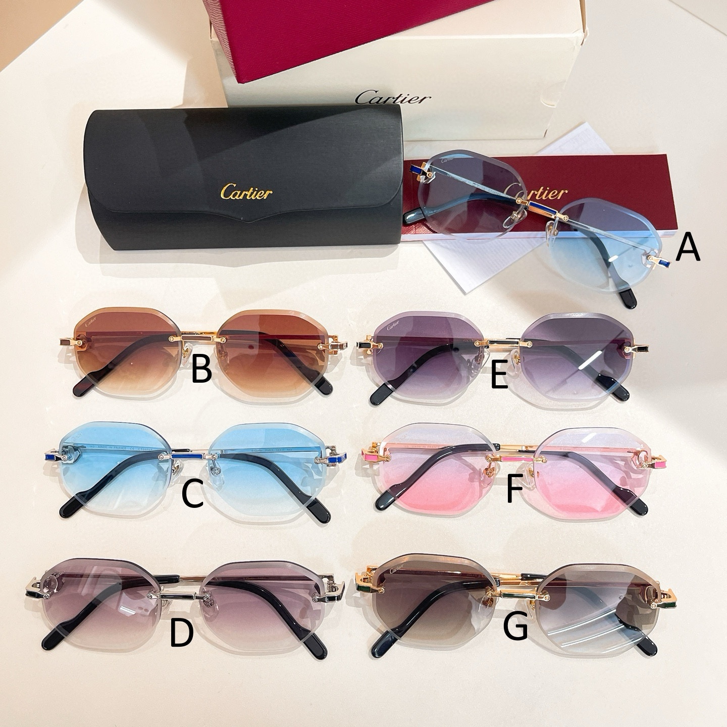 까르띠에 Cartier CT0658S 56口17-143