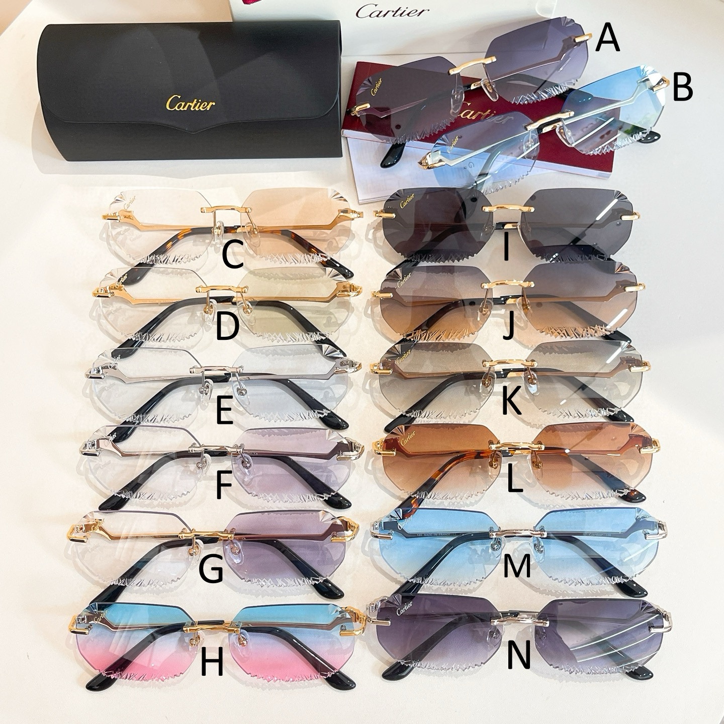 까르띠에 Cartier CT820059O 58口15-135