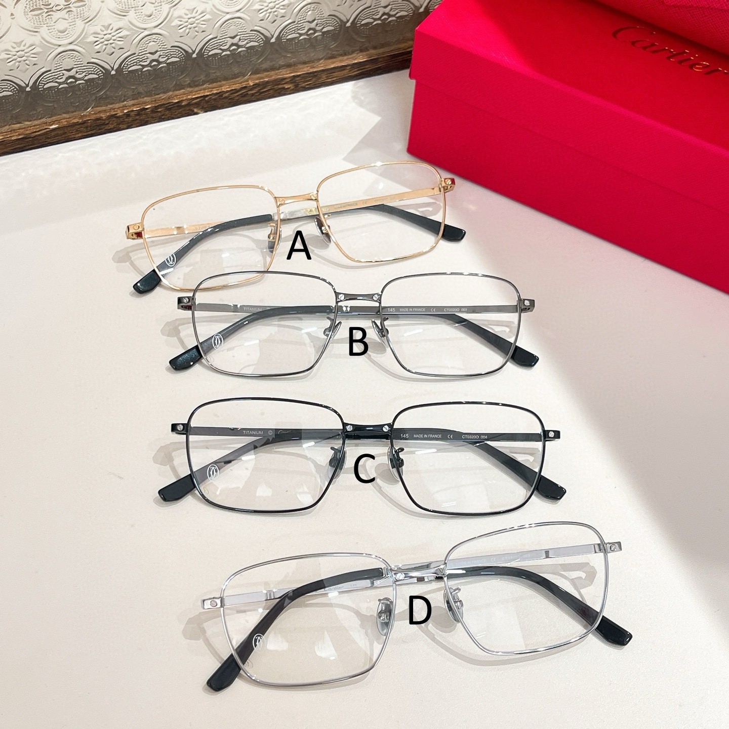 까르띠에 Cartier CT0320O 56口17-145