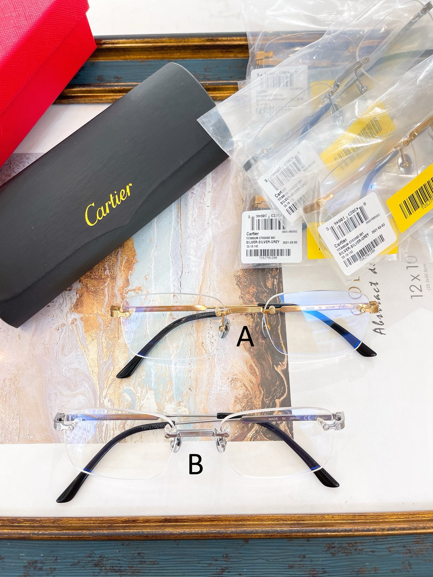 까르띠에 Cartier CT0349O 55口18-145