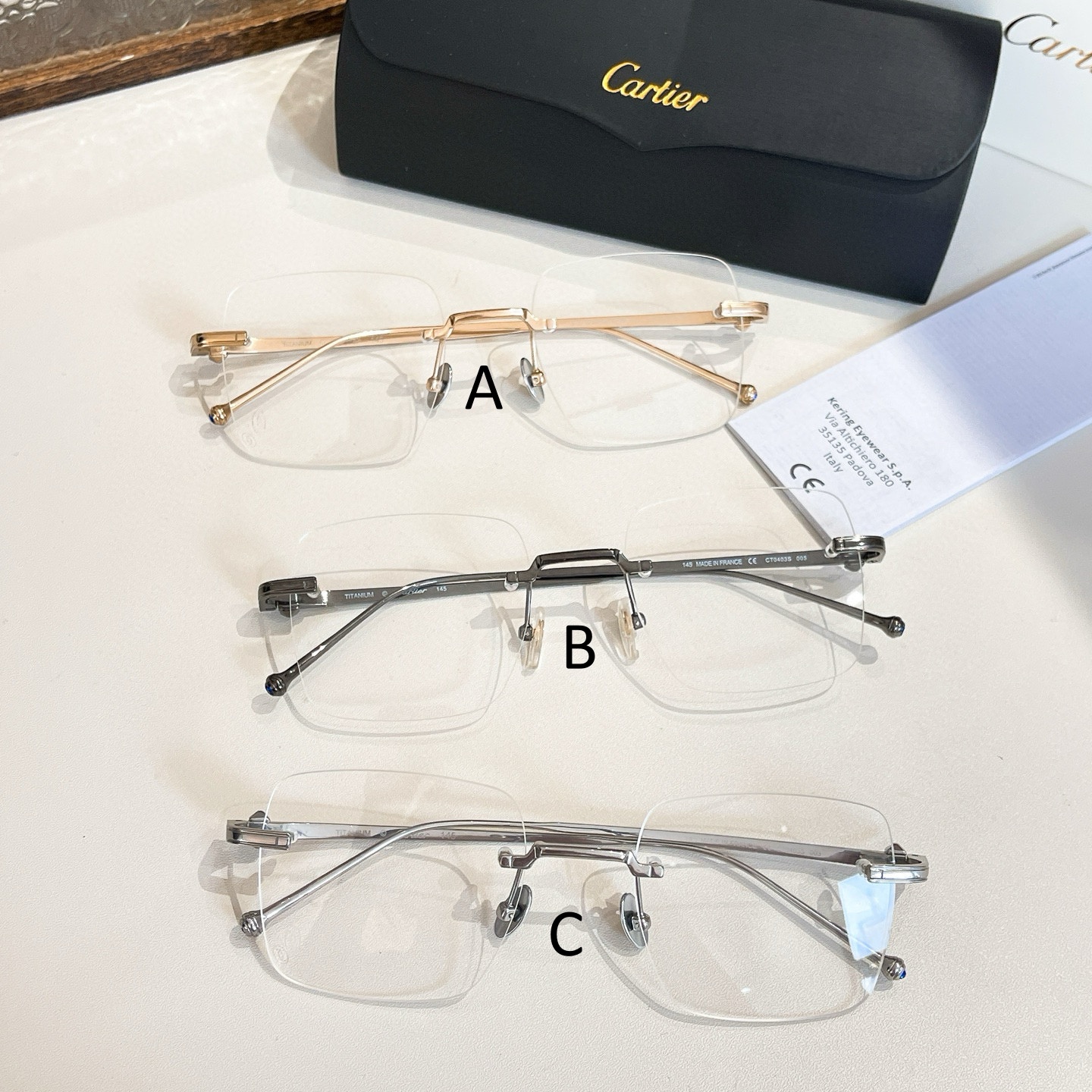 까르띠에 Cartier CT0403S 65口15-115