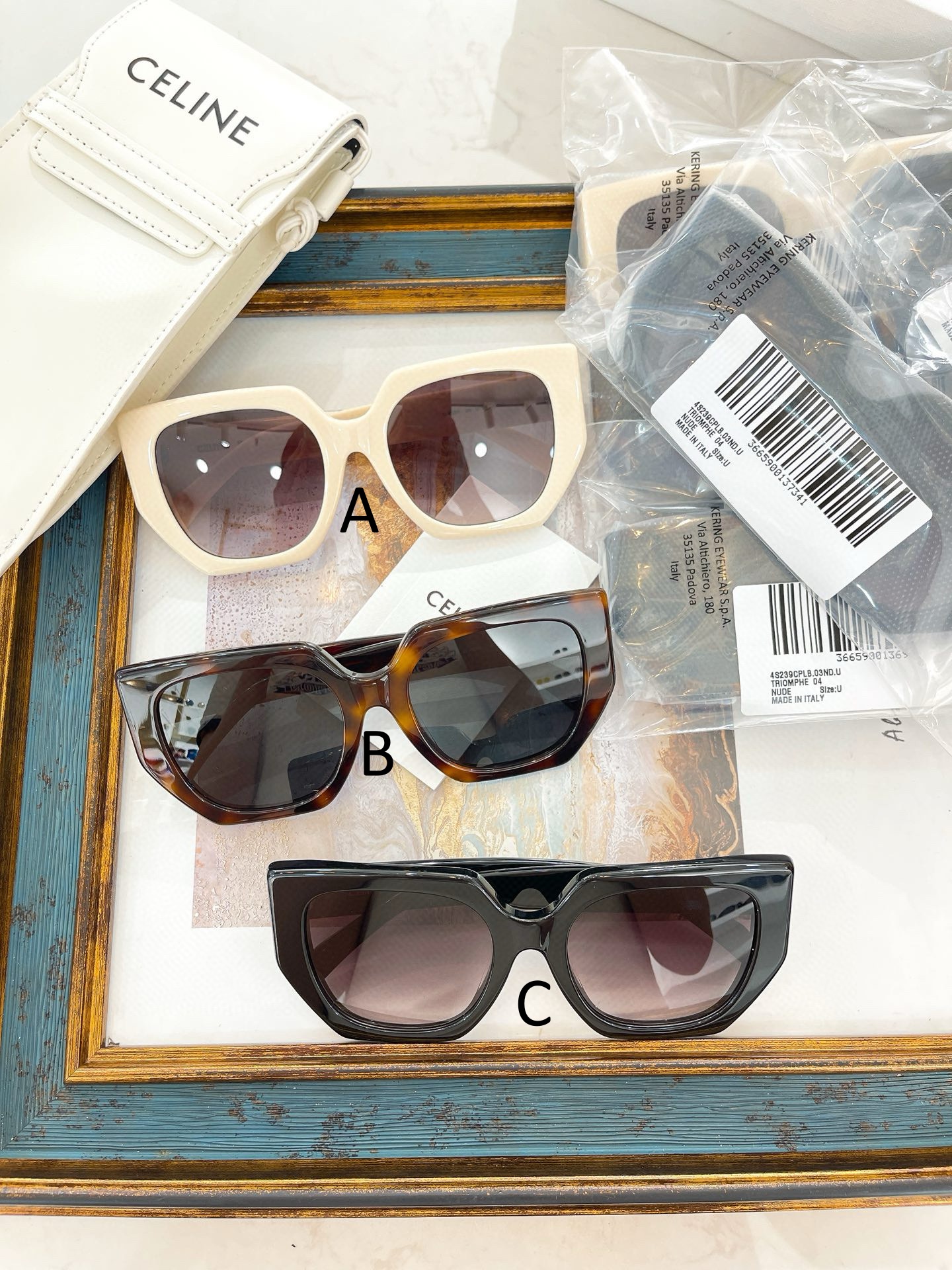 셀린느 Celine CL40239F 55口20-145