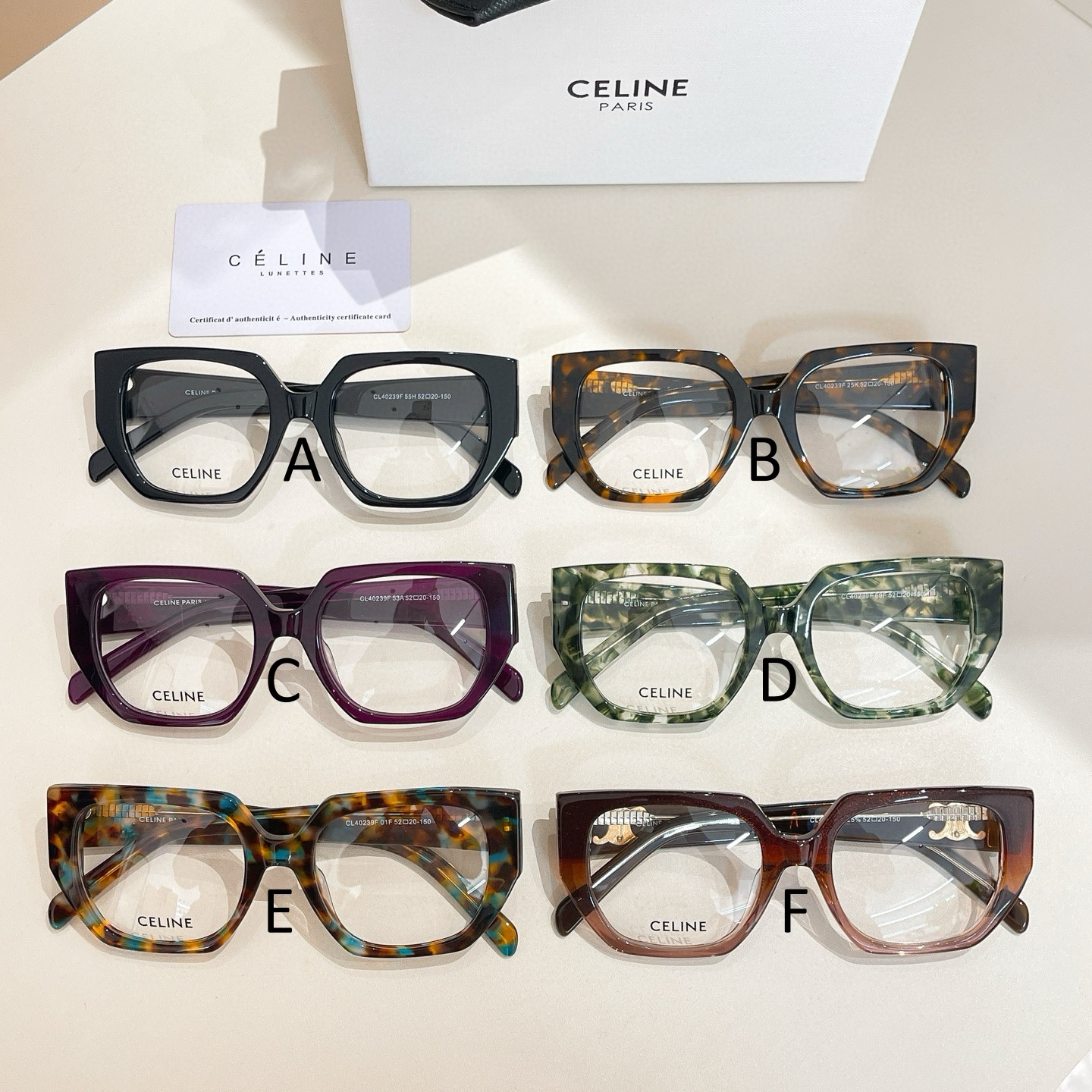 셀린느 Celine CL40239F 55口20-150
