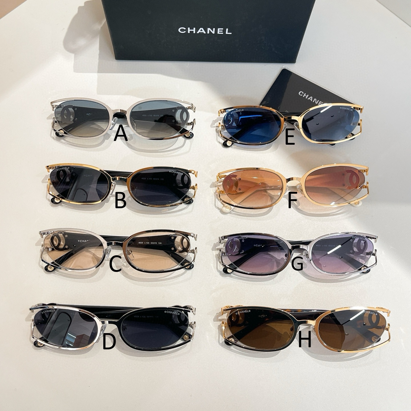 샤넬 Chanel 4023 56口19-130