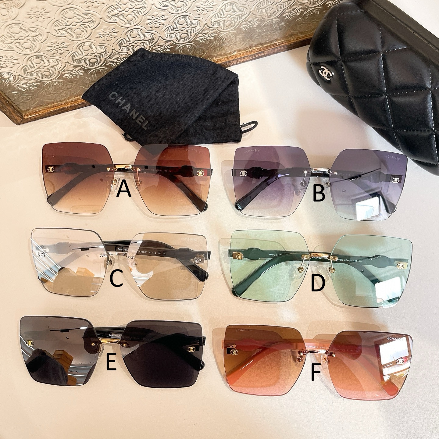 샤넬 Chanel 5916-S 54口20-140