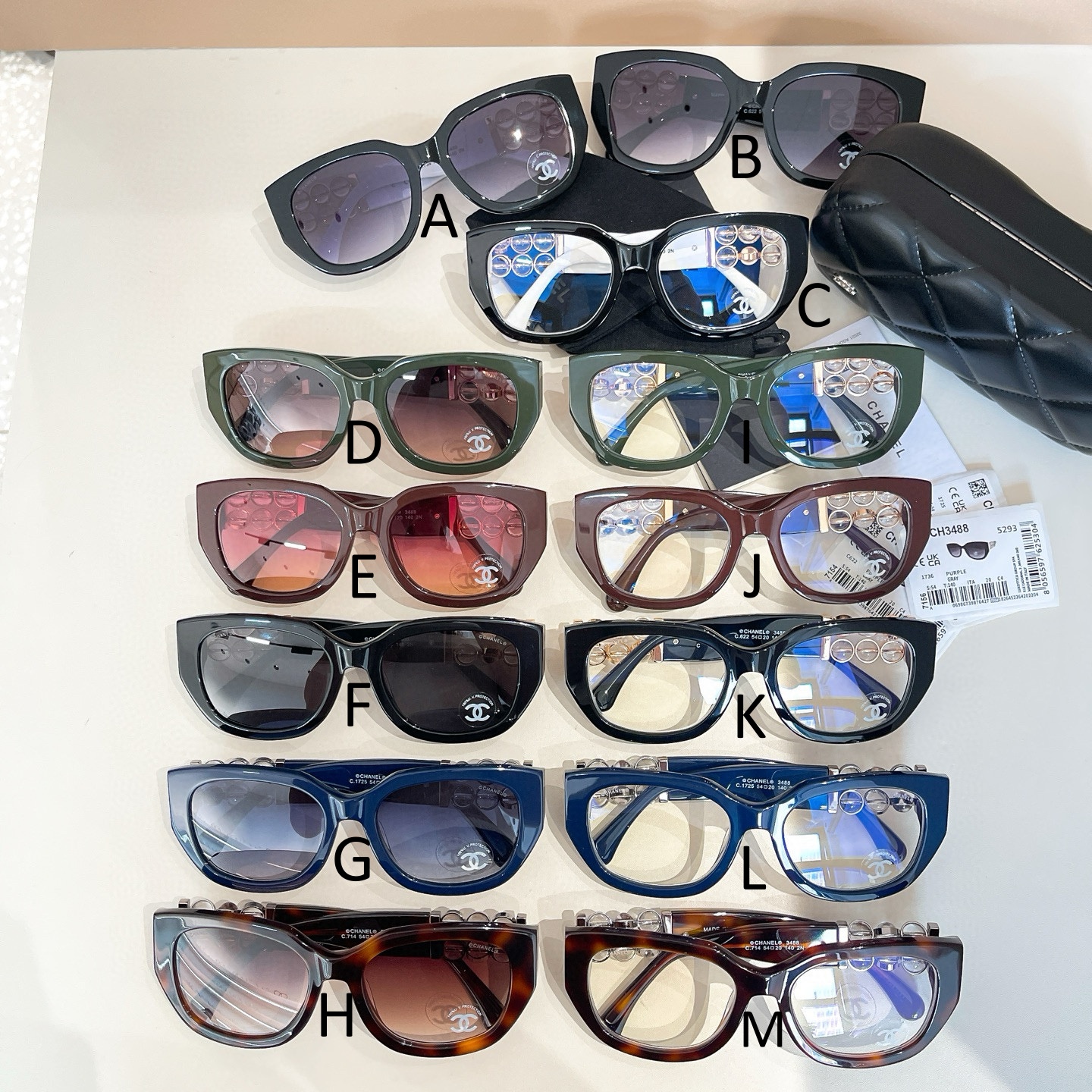 샤넬 Chanel CH3488 54口20-140