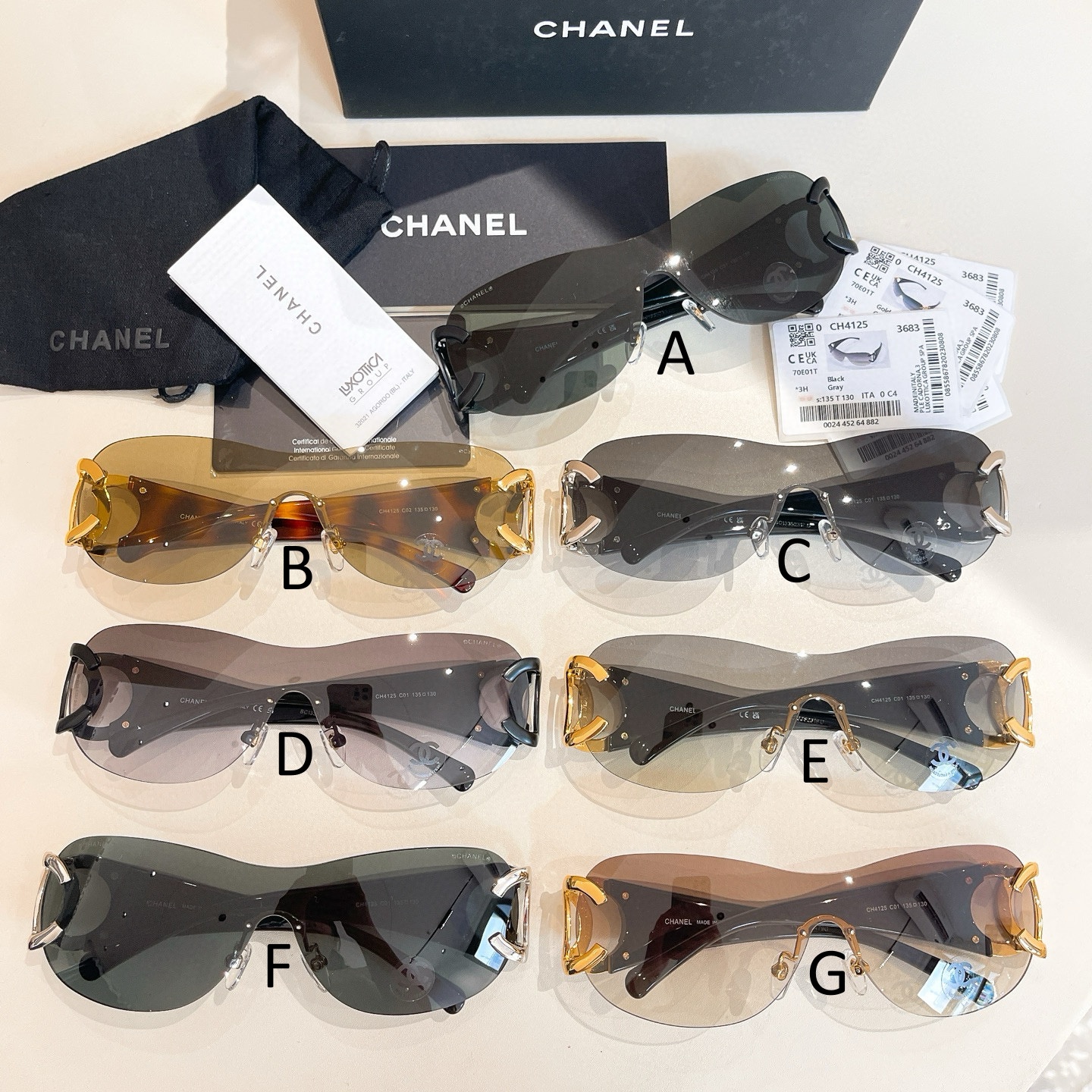 샤넬 Chanel CH4125 135口130