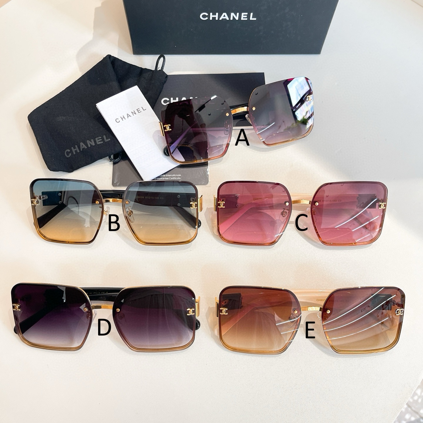 샤넬 Chanel CH8056 61口15-140