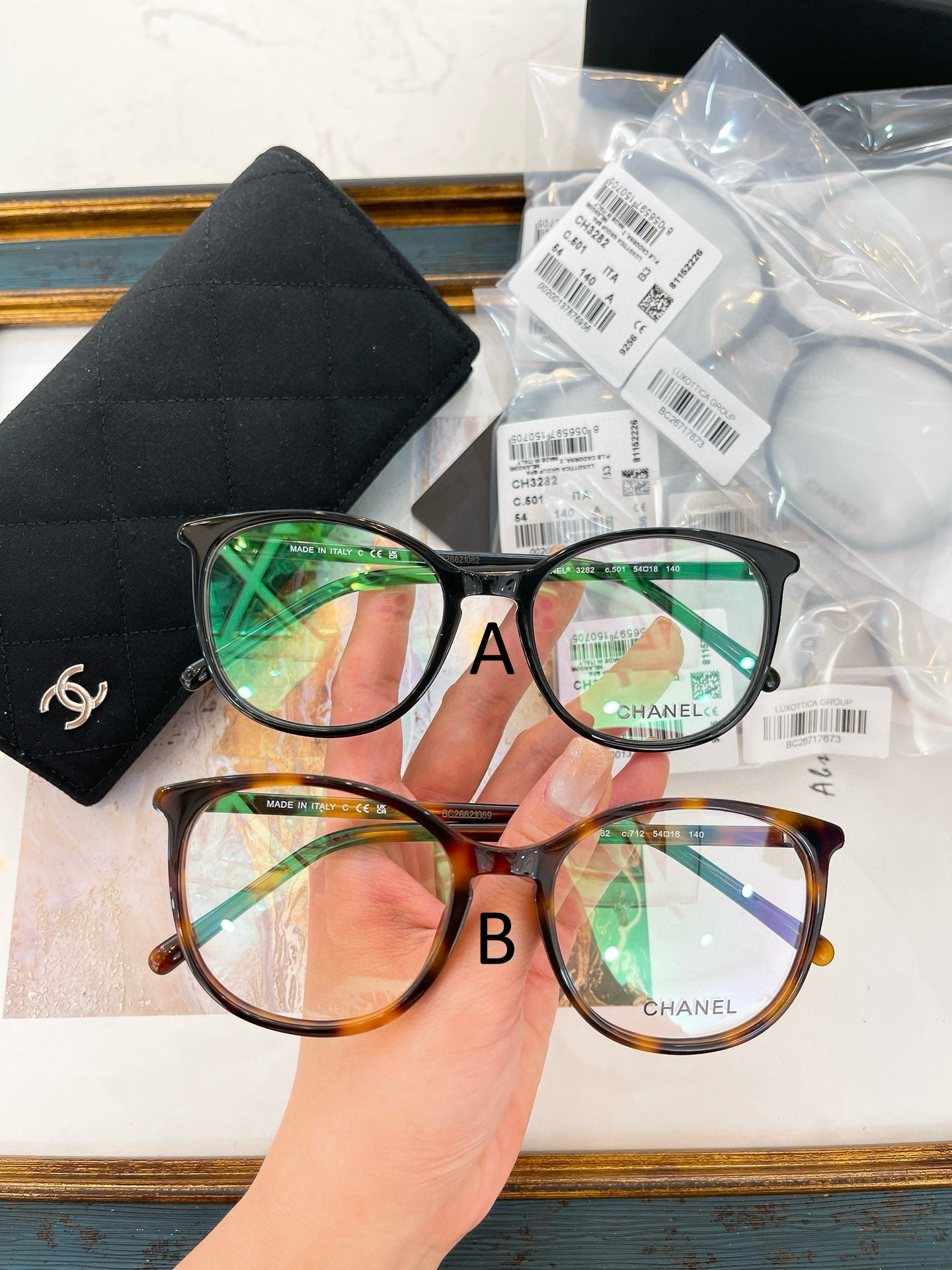 샤넬 Chanel 3282 54口18-140