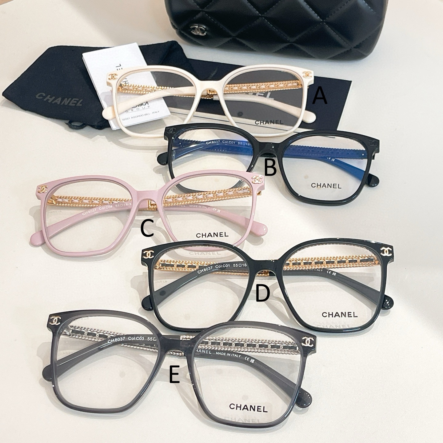 샤넬 Chanel CH8037 54口18-140