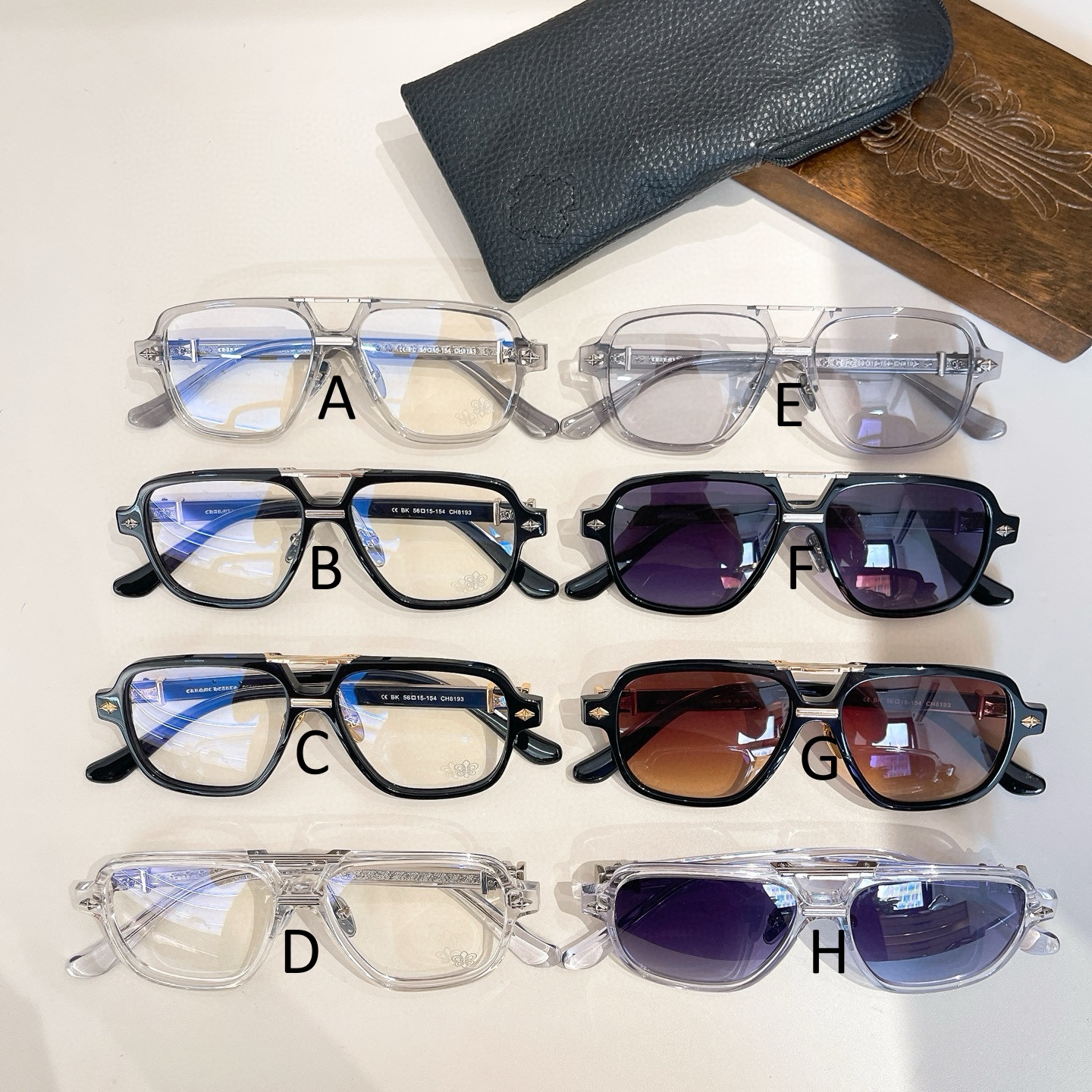 크롬하츠 Chrome Hearts CH8193 56口15-154