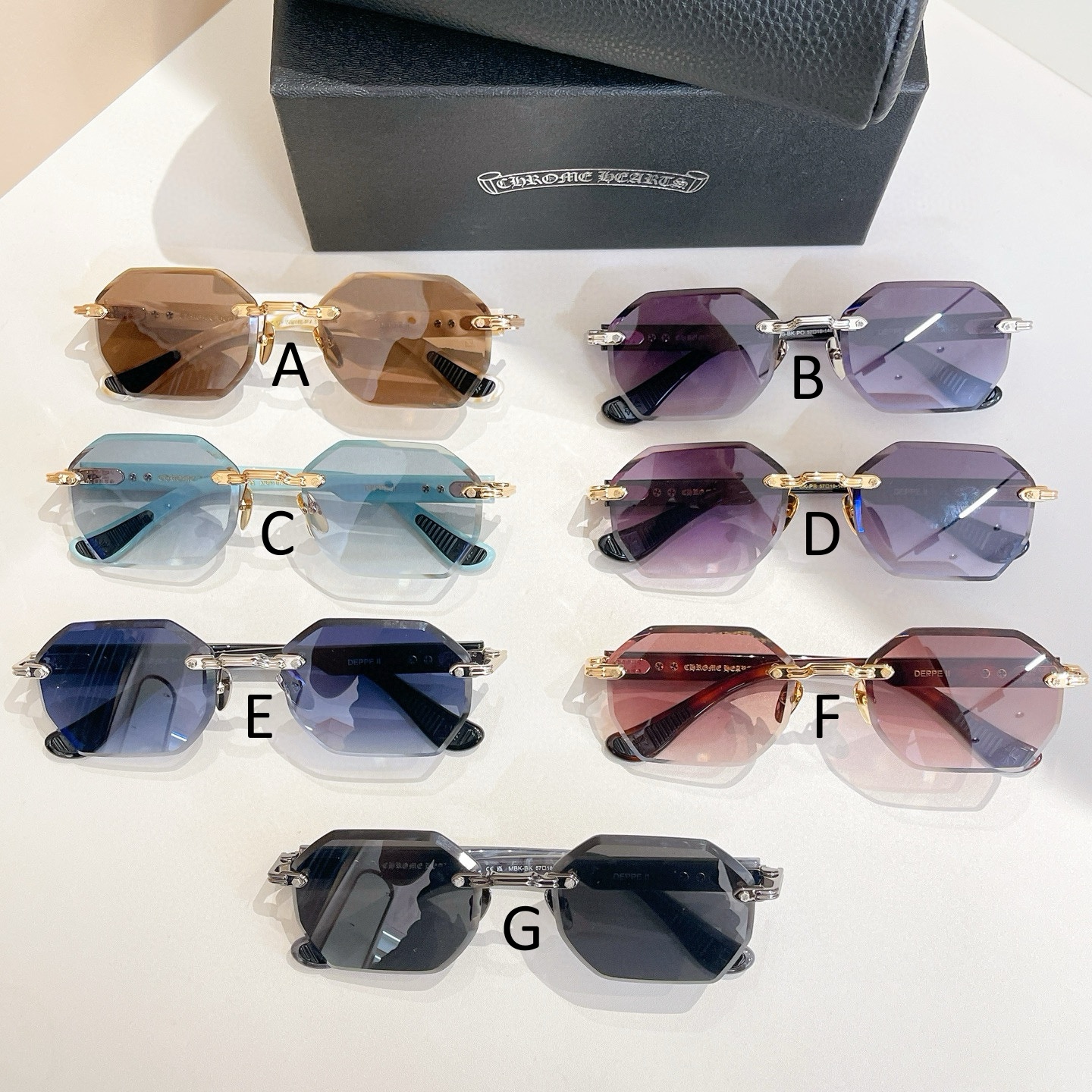 크롬하츠 Chrome Hearts DEPPE II 57口18-146