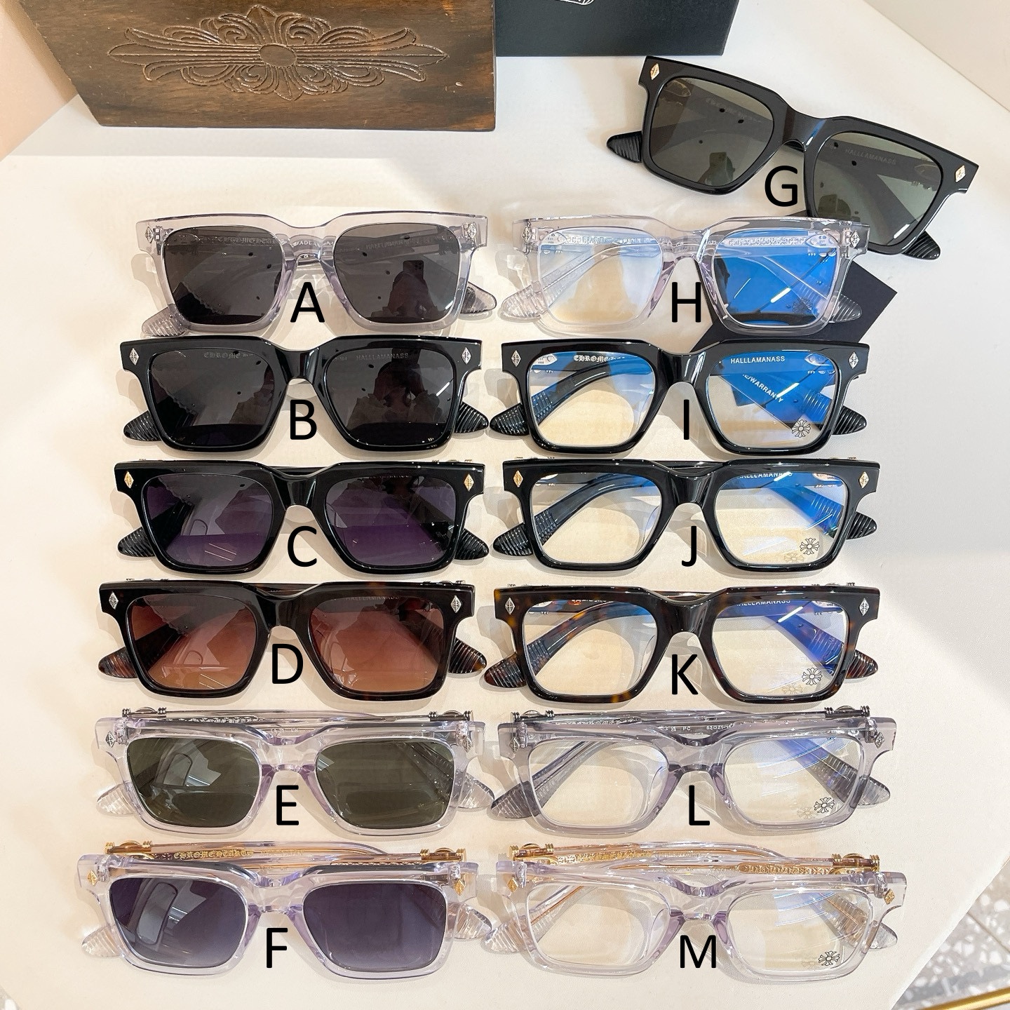 크롬하츠 Chrome Hearts HALLAMANASS 53口21-154