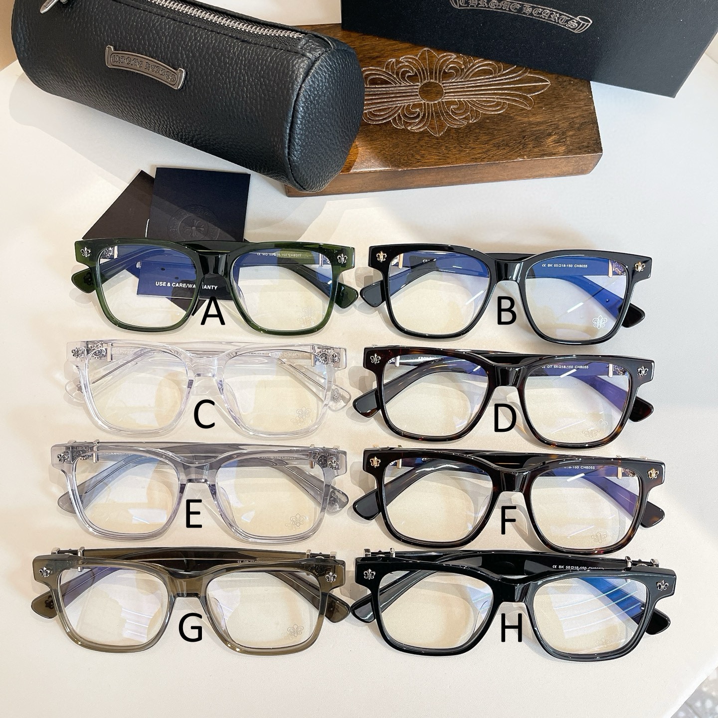 크롬하츠 Chrome Hearts CH8055 55口18-150