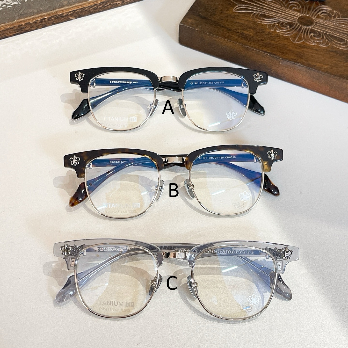 크롬하츠 Chrome Hearts CH8310 52口19-150