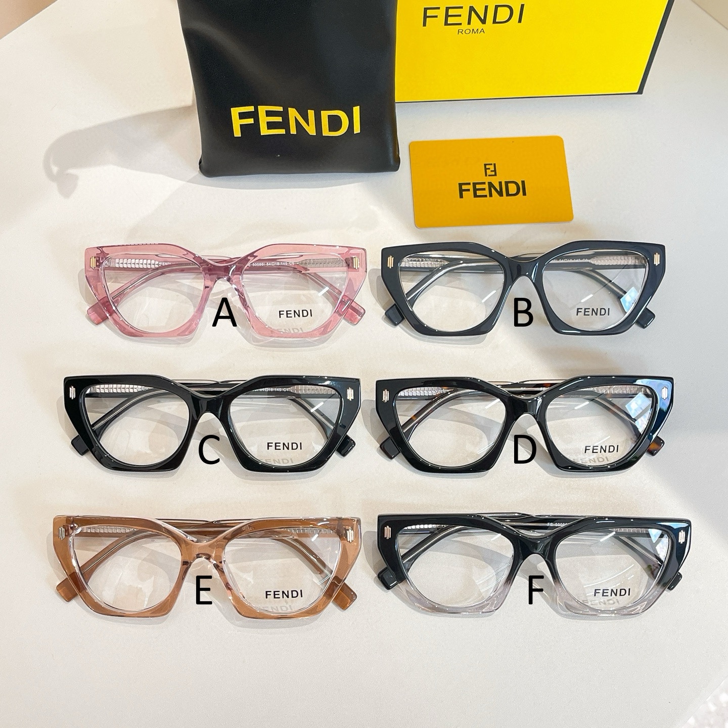 펜디 FENDI FE 50086I 54口18-145