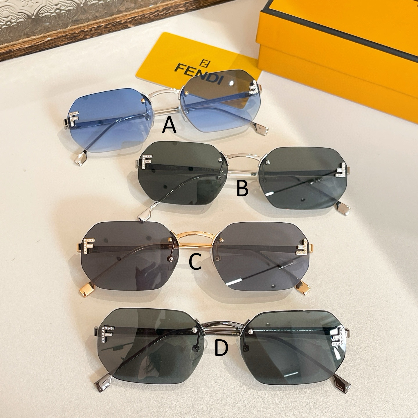 펜디 FENDI FE4075 56口16-145