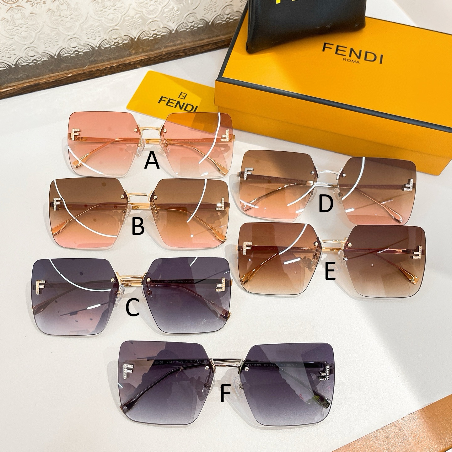 펜디 FENDI FE4082US 59口15-135