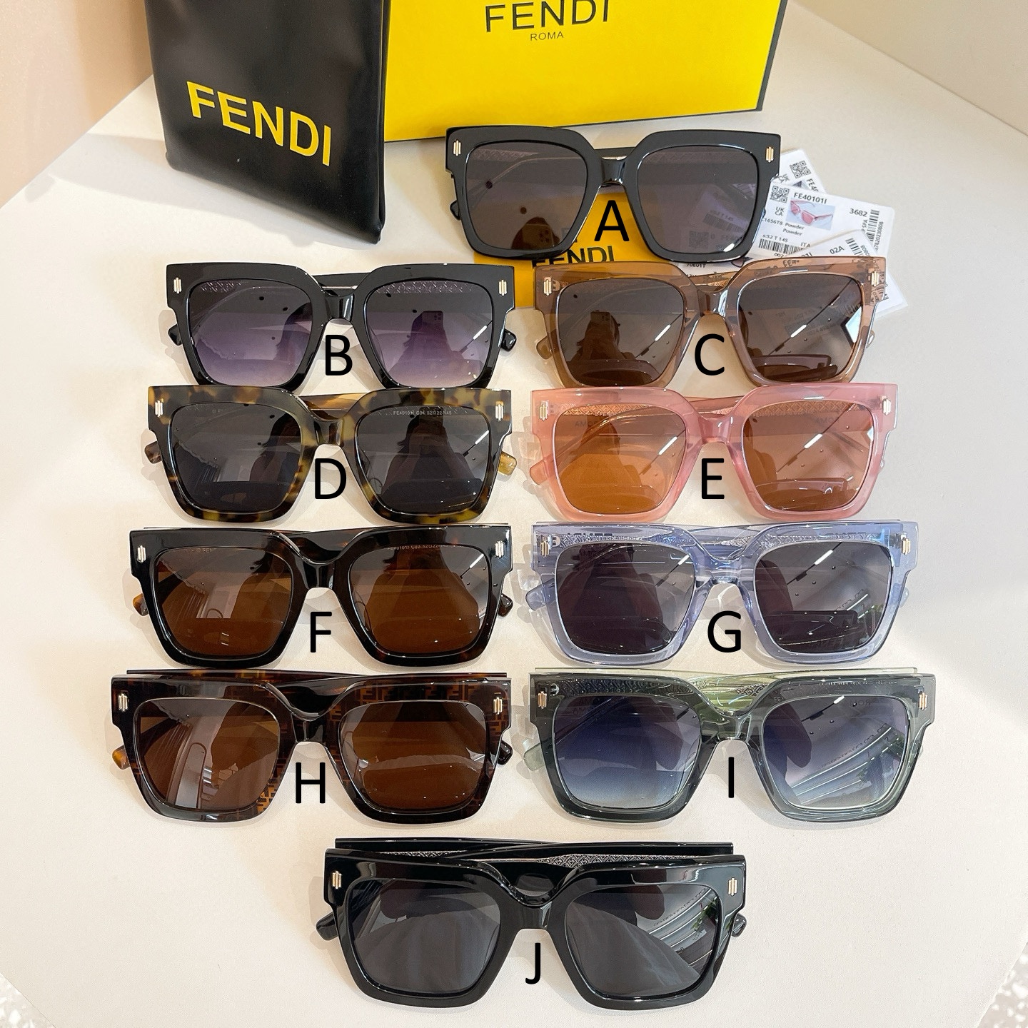 펜디 FENDI FE40101I 52口22-145