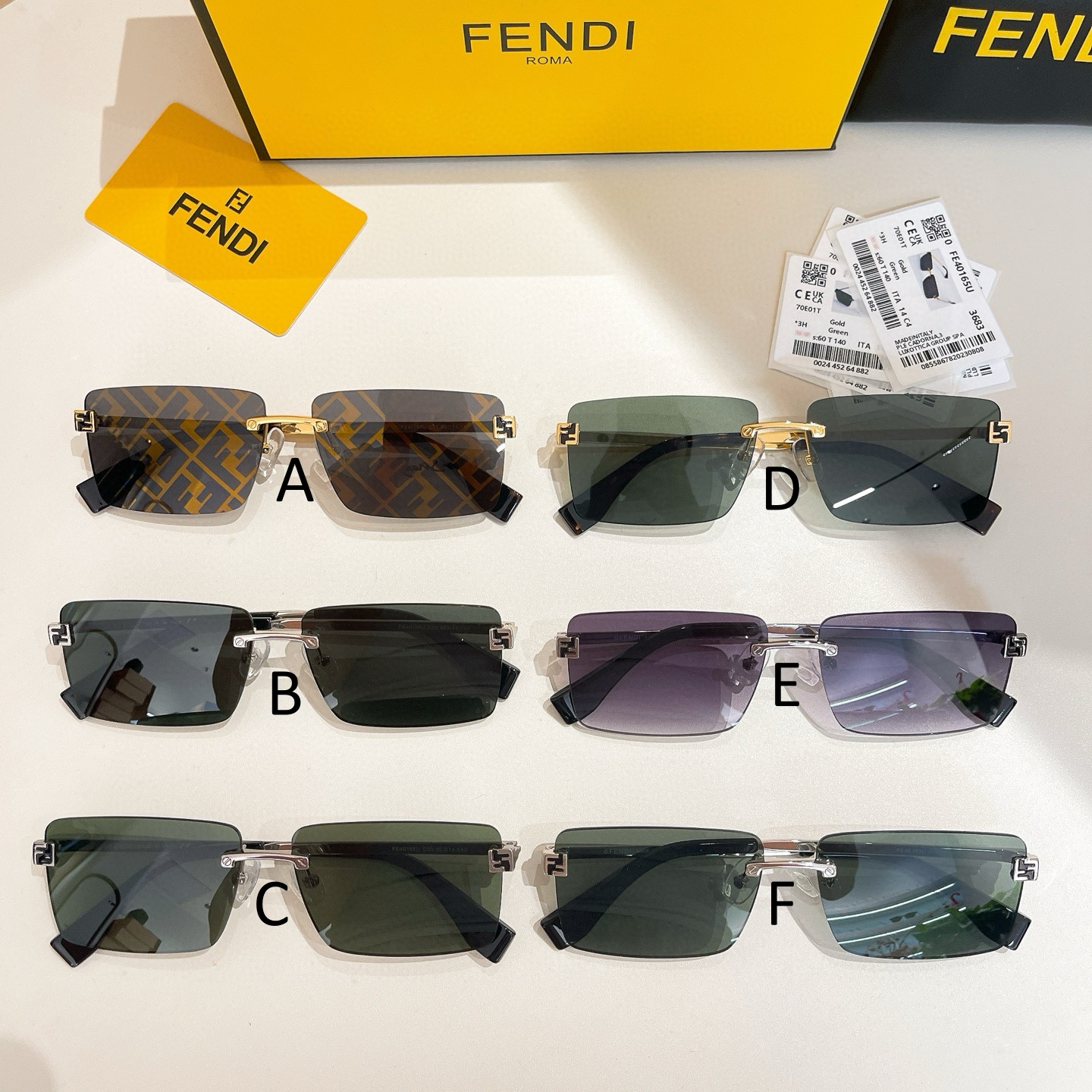 펜디 FENDI FE40165U 60口14-140