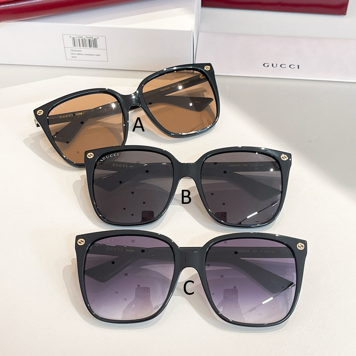 구찌 Gucci GG0022S 57口16-145