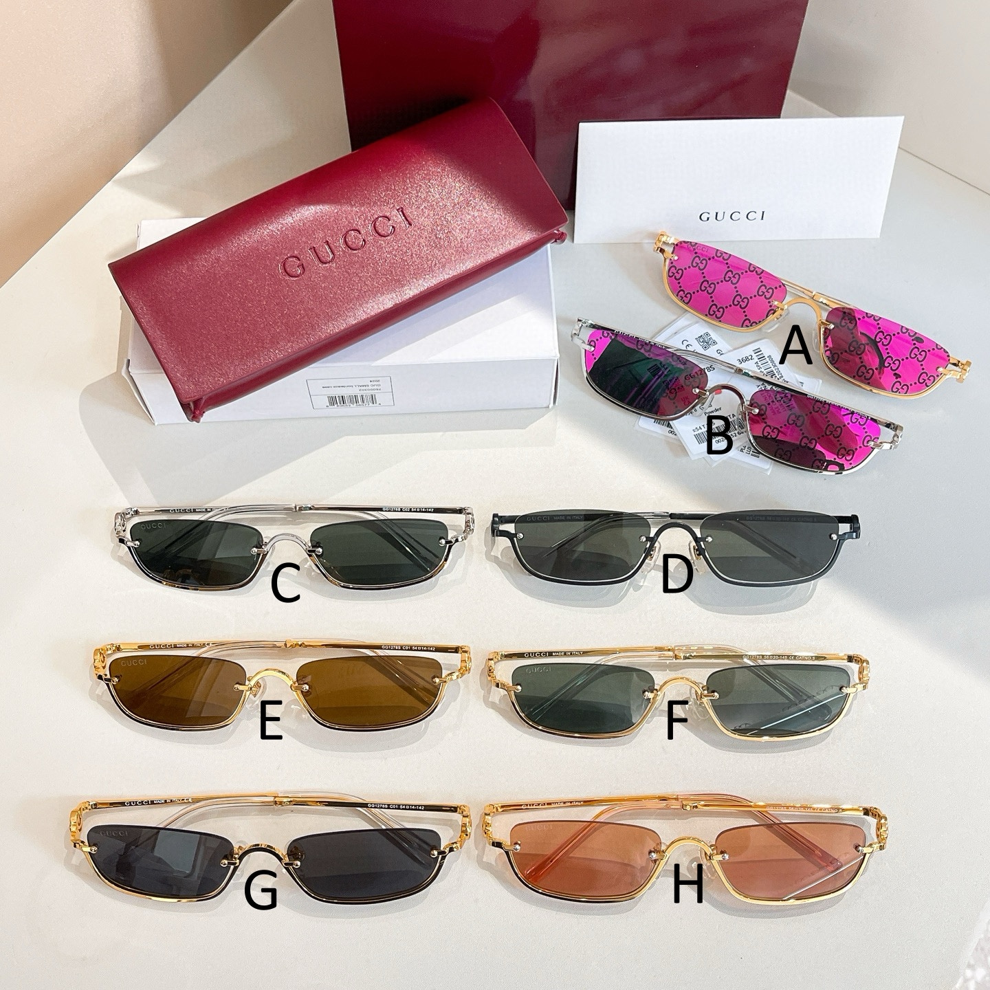 구찌 Gucci GG1278S 56口20-145